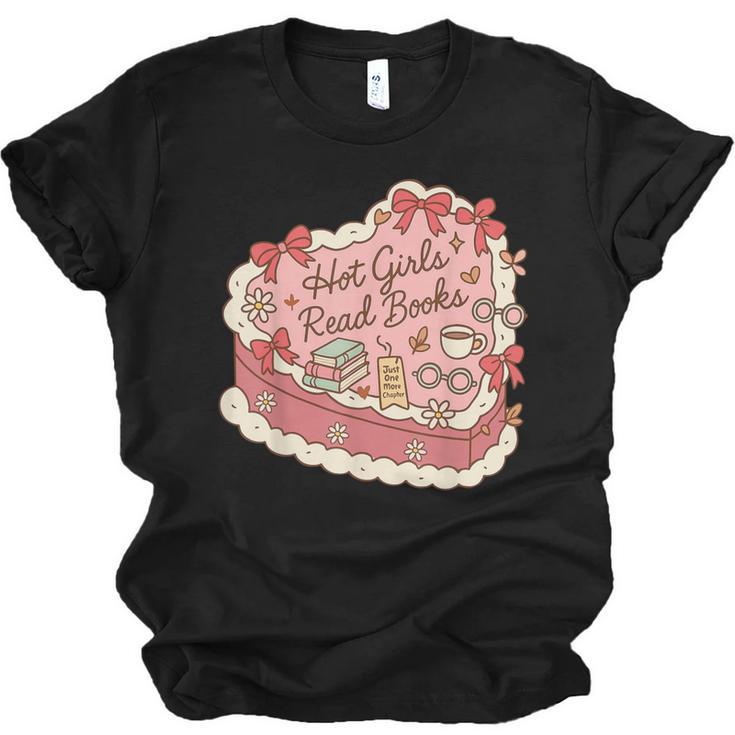 Book Lover Hot Girls Read Books Tee Unisex Jersey T-Shirt