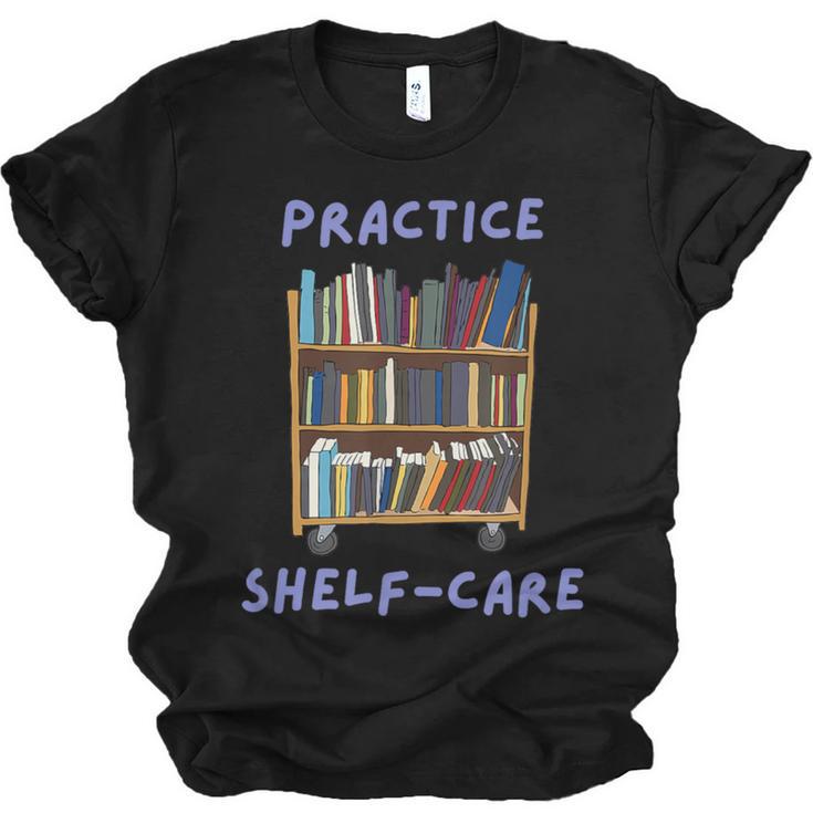 Book Lover Pun Practice Shelf-Care Unisex Jersey T-Shirt