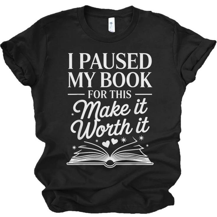 Book Lover Reading Quote For Reading Teacher Unisex Jersey T-Shirt