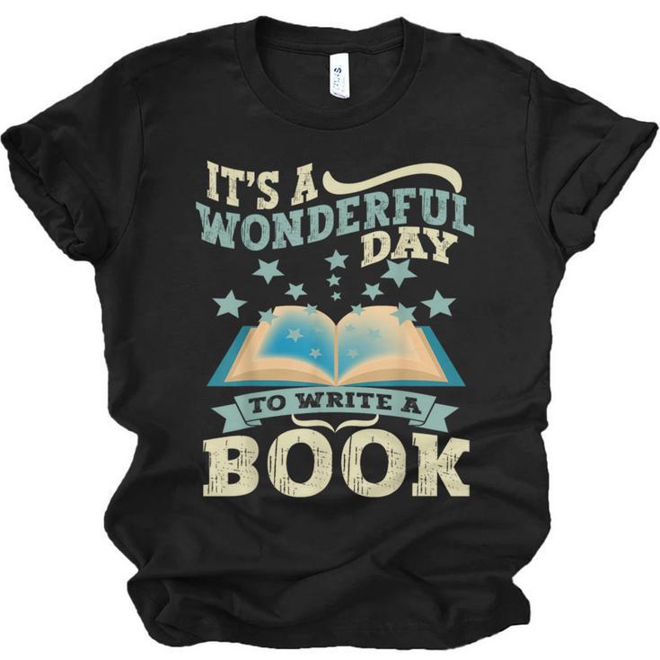 Book Lover Writer Author Unisex Jersey T-Shirt