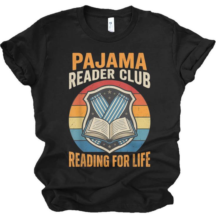 Book And Pajamas Reading Bedtime Unisex Jersey T-Shirt