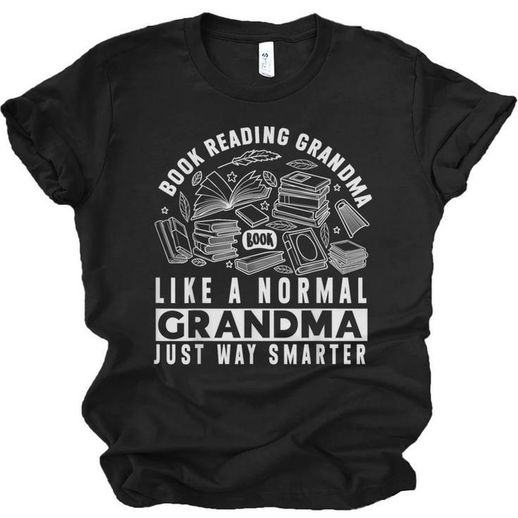 Book Reading Grandma Book Lover Grandma Unisex Jersey T-Shirt
