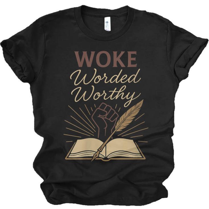 And Booked Afro Literary Pride Book Club Culture Unisex Jersey T-Shirt