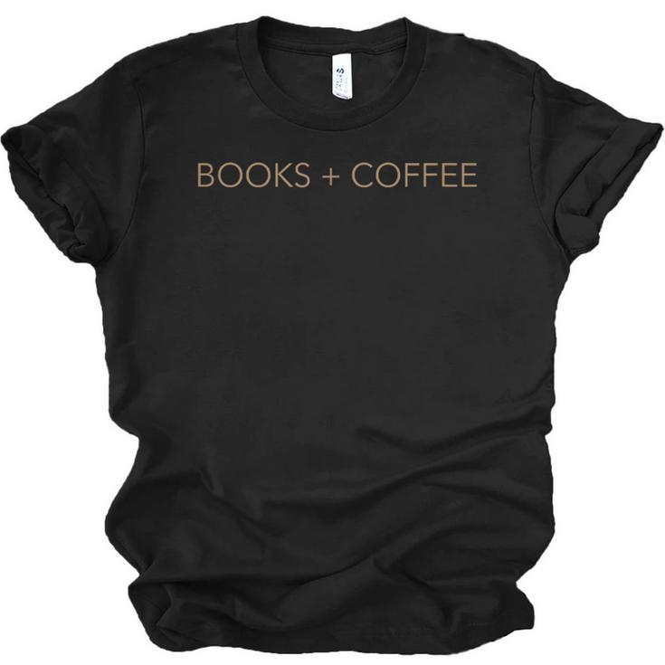 Books Coffee Unisex Jersey T-Shirt