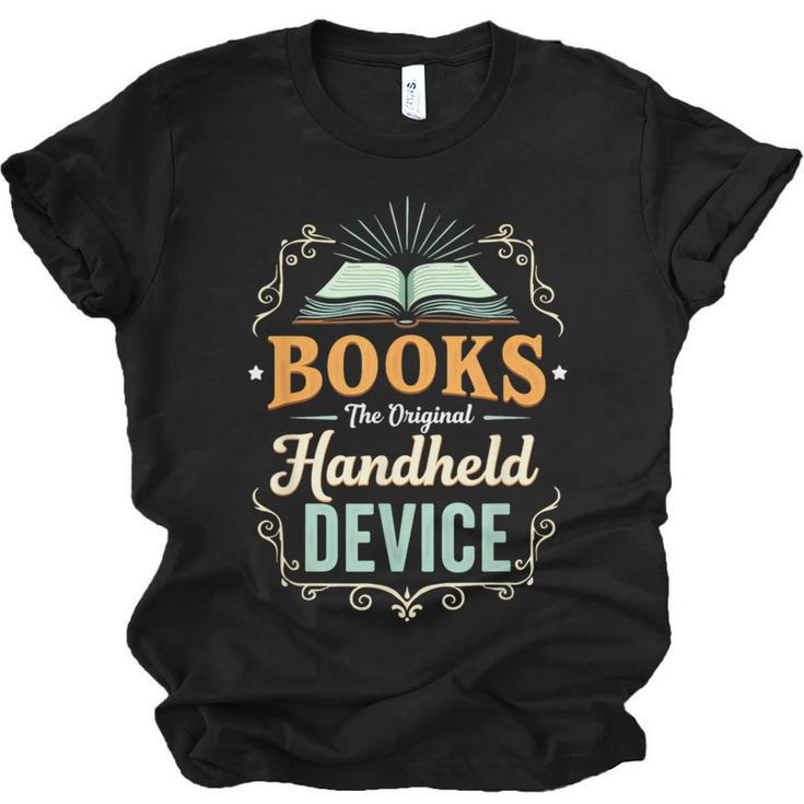Books The Original Handheld Device Unisex Jersey T-Shirt