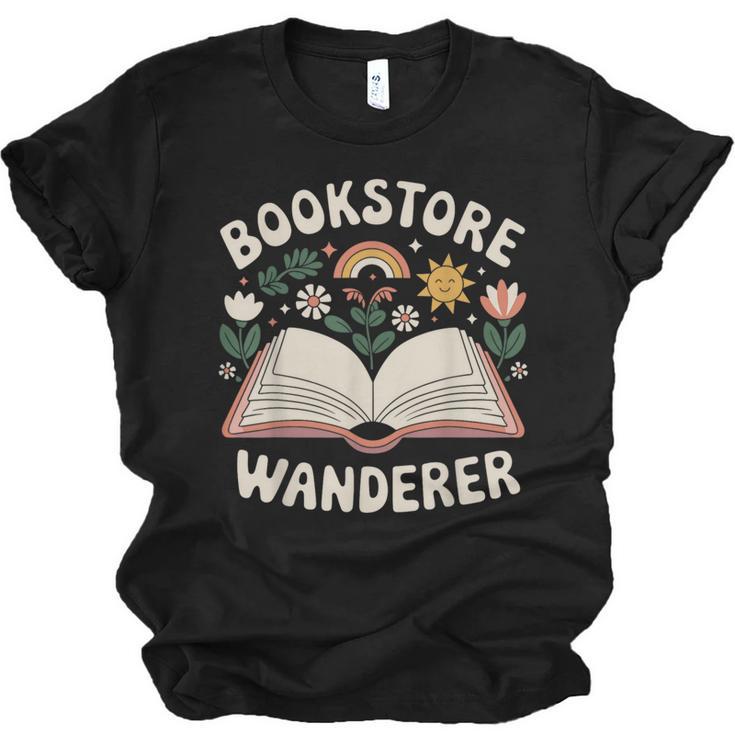 Bookstore Wanderers Retro Women Book Lovers Unisex Jersey T-Shirt