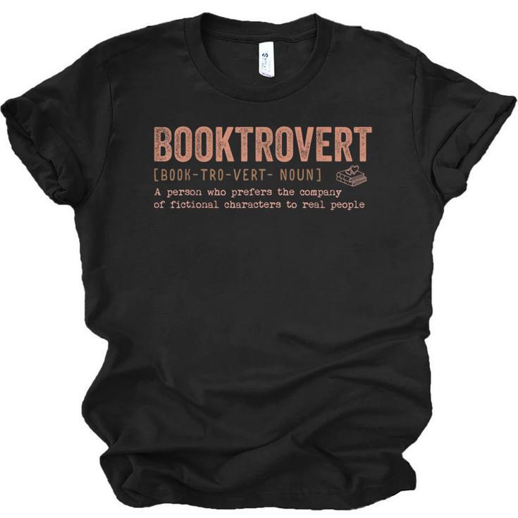 Booktrovert Definition Unisex Jersey T-Shirt