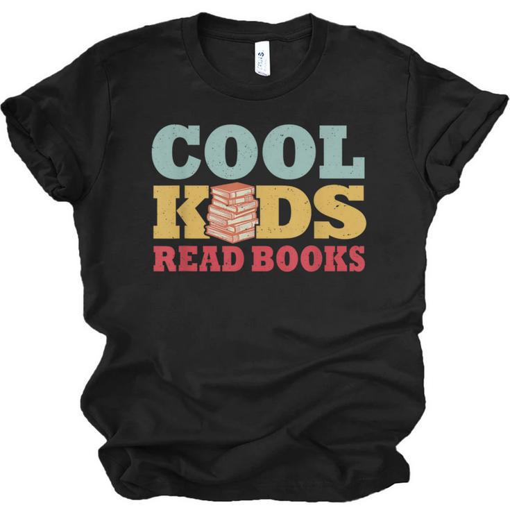 Bookworm Cool Kids Read Books Book Lover Reading Unisex Jersey T-Shirt