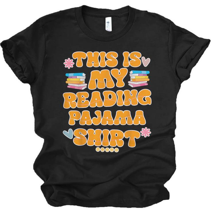 Bookworm This Is My Reading Pajama Book And Pajama Unisex Jersey T-Shirt
