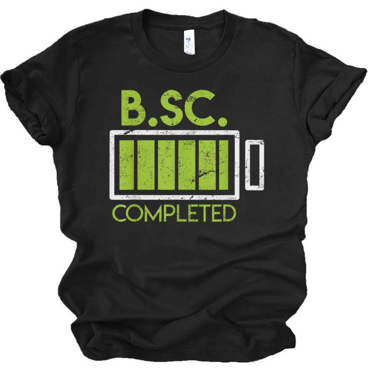 Bsc Completed Bachelor Of Science Graduation 2025 Unisex Jersey T-Shirt