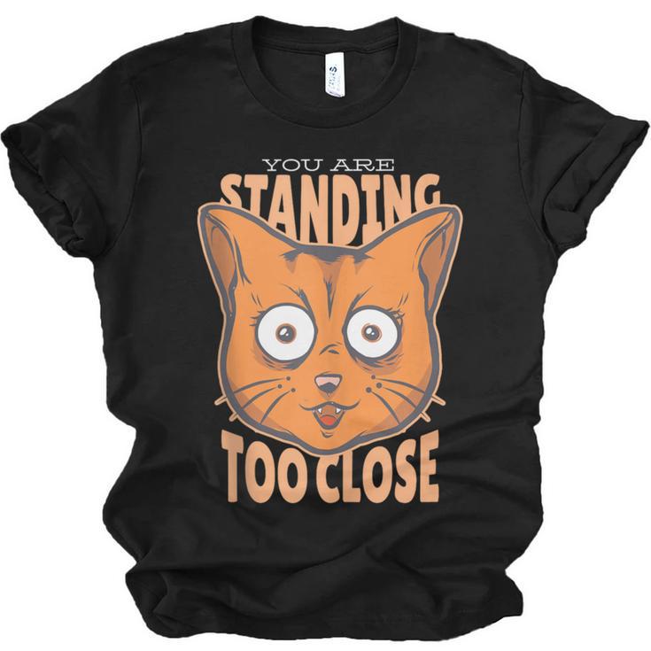 Cat Lover Antisocial Too Close Introvert People Hater Unisex Jersey T-Shirt
