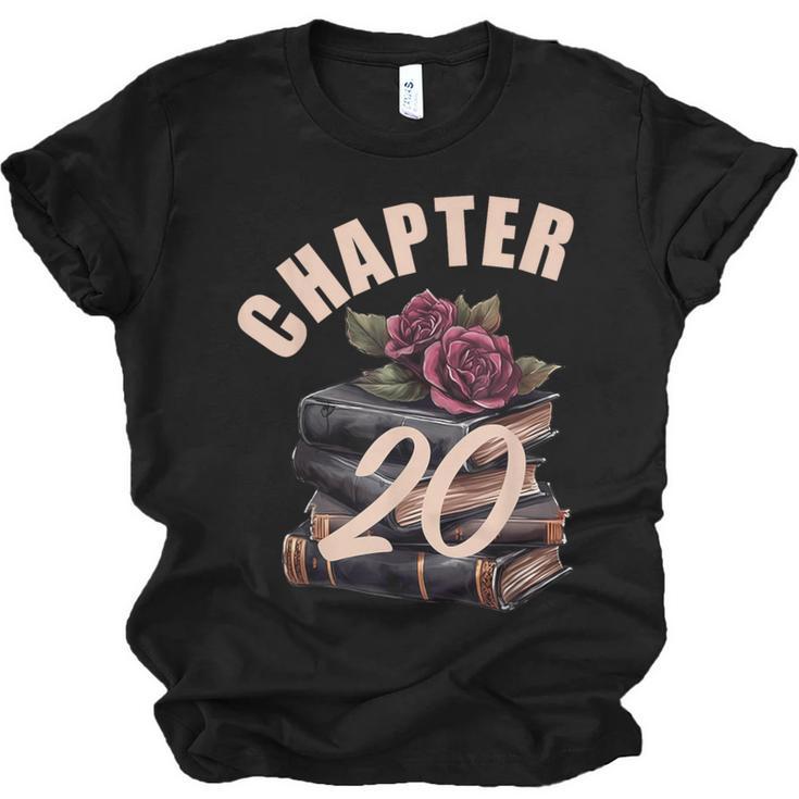 Chapter 20 20th Birthday Women Book Lovers Its My Birthday Unisex Jersey T-Shirt