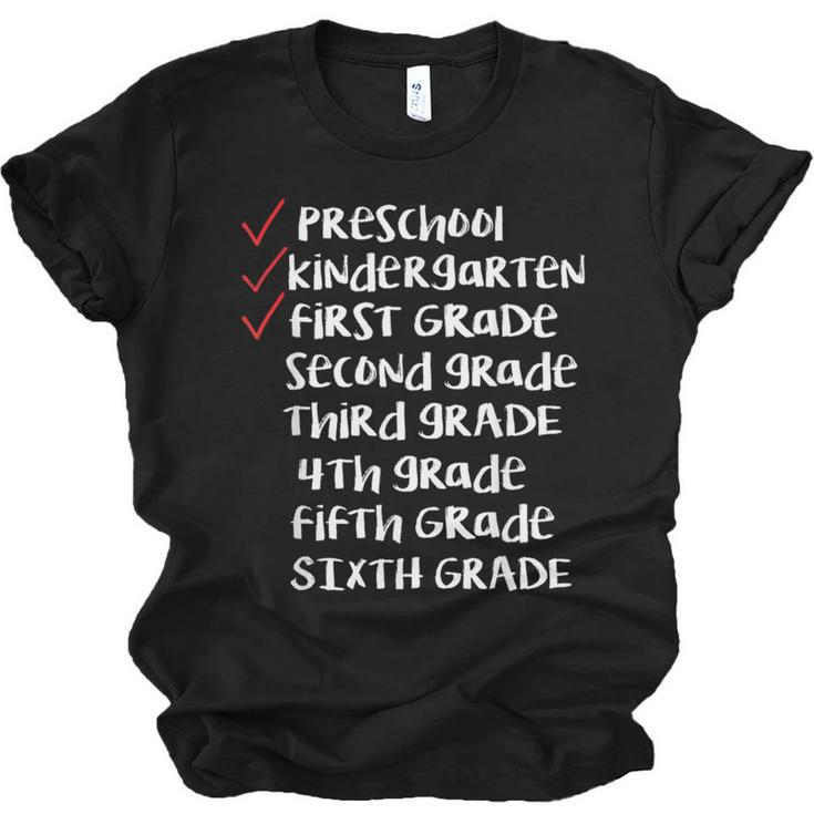 Check Mark End Of Year 1st Grade Shirt-1st Grade Graduation Unisex Jersey T-Shirt