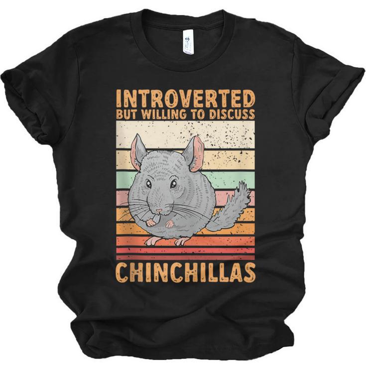 Chinchilla Owner Introvert Chinchilla Unisex Jersey T-Shirt