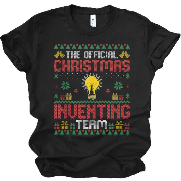 Christmas Inventing Team Inventing Introvert Xmas Unisex Jersey T-Shirt