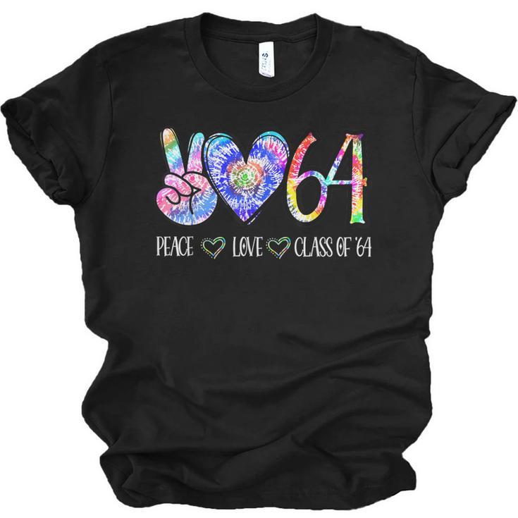 Class Of 1964 Shirt Tie Dye Senior Graduation Class Reunion Unisex Jersey T-Shirt