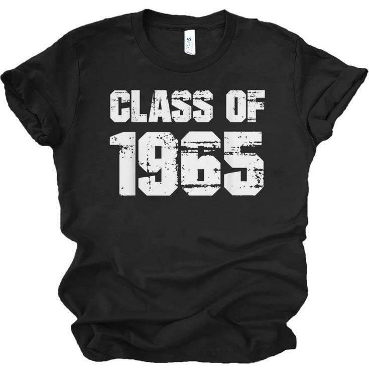 Class Of 1965 High School College Graduation Reunion Unisex Jersey T-Shirt