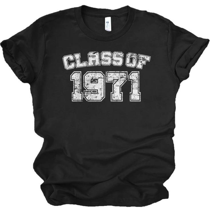 Class Of 1971 71 School Tee Shirt Graduation Class Party Unisex Jersey T-Shirt