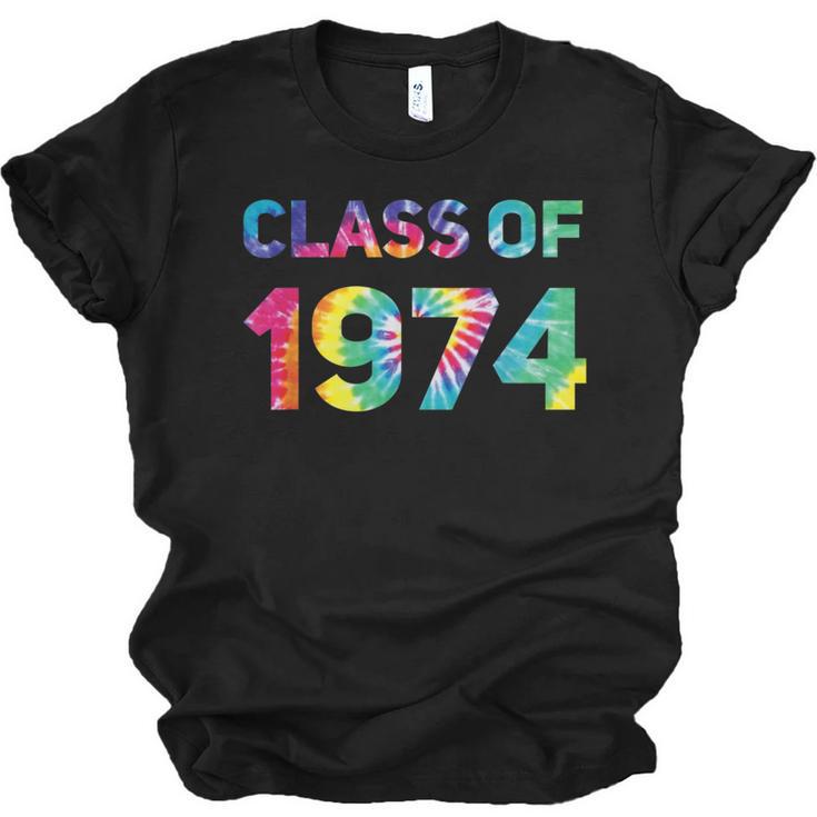 Class Of 1974 School Reunion College Highschool Graduation Unisex Jersey T-Shirt