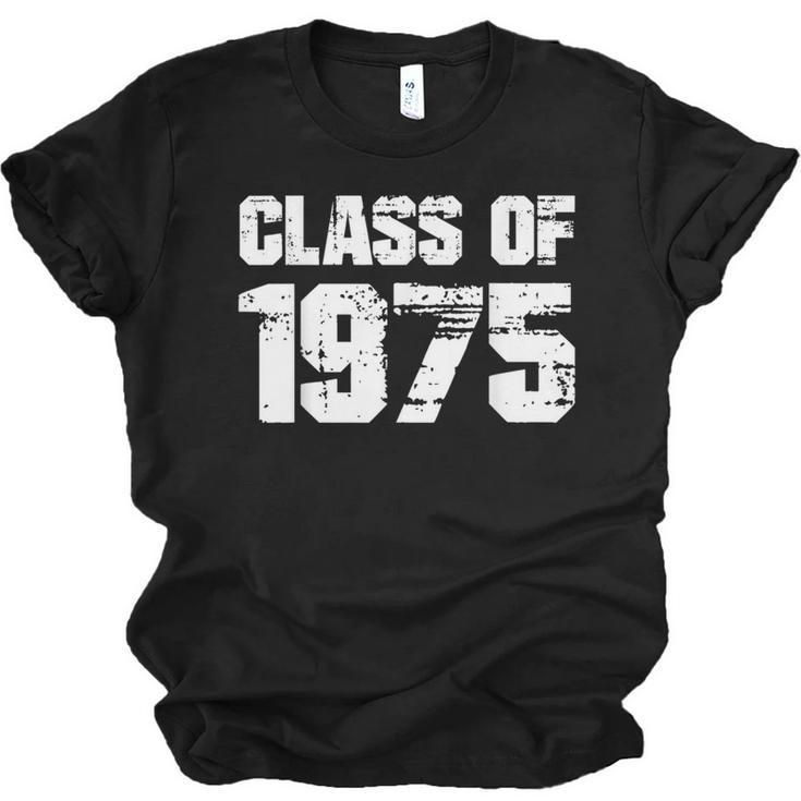 Class Of 1975 Highschool College Graduation Reunion T- Unisex Jersey T-Shirt