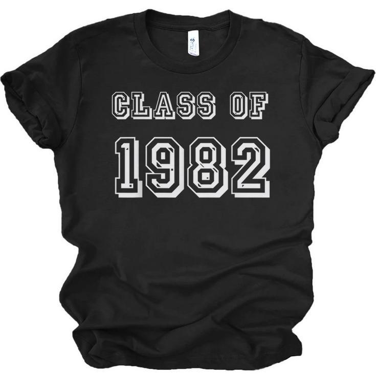 Class Of 1982 82 School Reunion Graduation Party Unisex Jersey T-Shirt