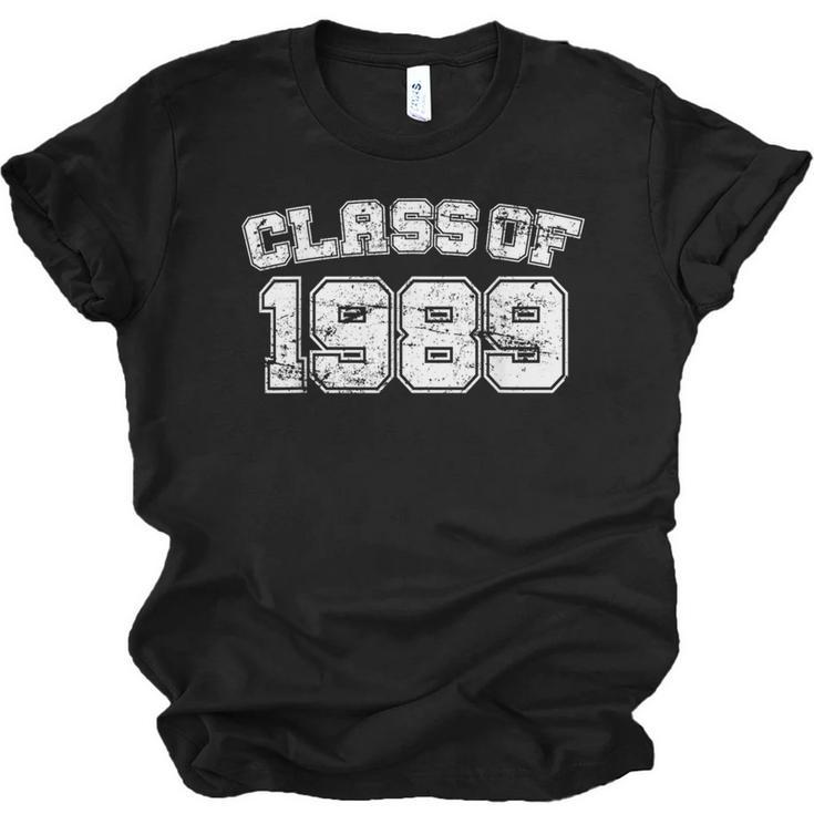 Class Of 1989 89 School Tee Shirt Graduation Class Party Unisex Jersey T-Shirt
