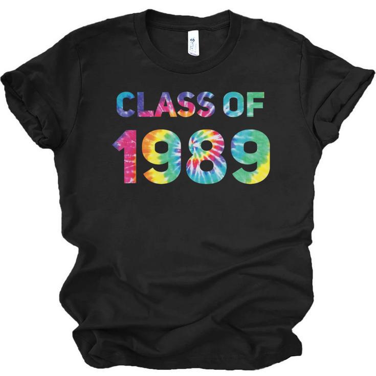 Class Of 1989 School Reunion College Highschool Graduation Unisex Jersey T-Shirt