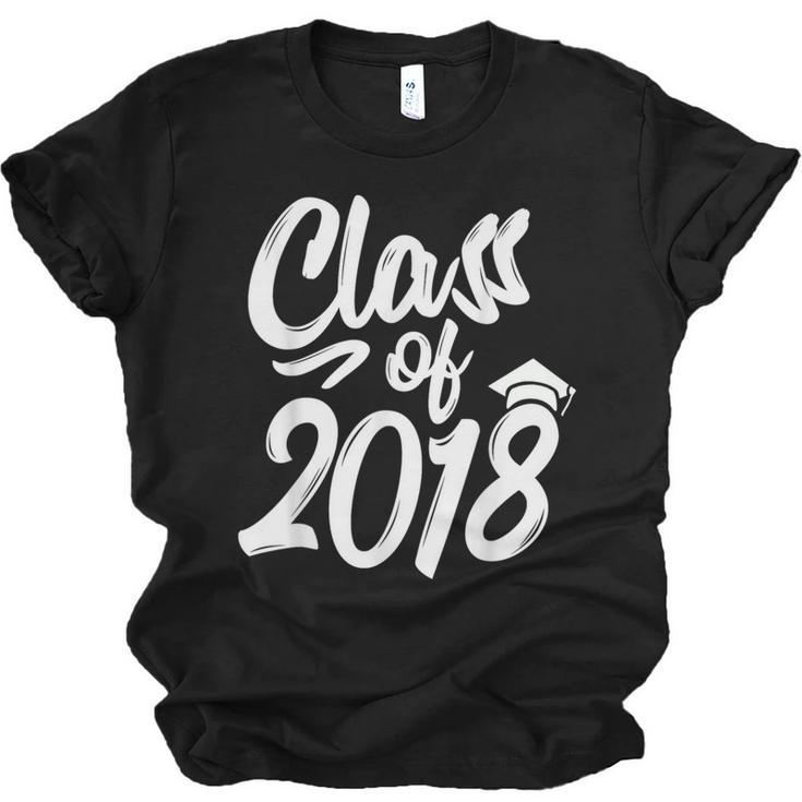 Class Of 2018 Graduation Cap Trendy Cute Unisex Jersey T-Shirt