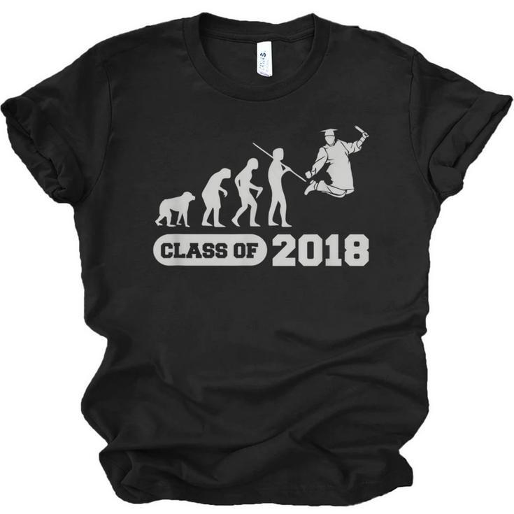 Class Of 2018 Graduation Evolution Unisex Jersey T-Shirt