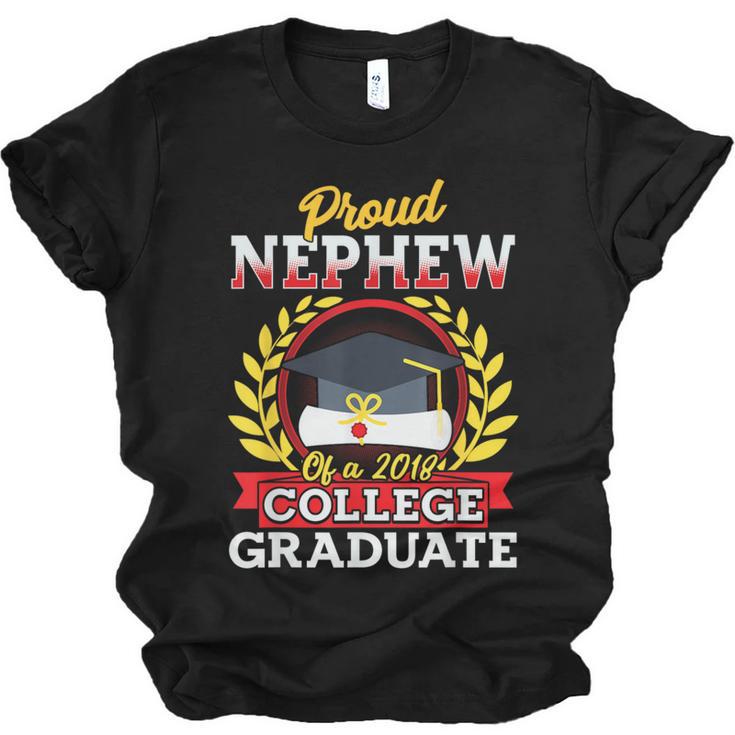 Class Of 2018 Graduation Tshirt For Nephew Of Graduate Unisex Jersey T-Shirt