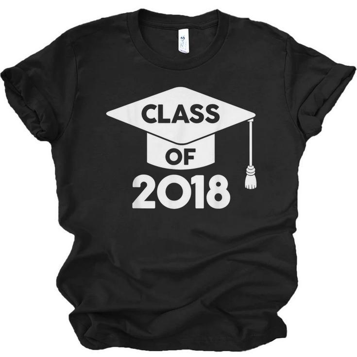 Class Of 2018 Senior T-Shirt Graduation Shirt Unisex Jersey T-Shirt