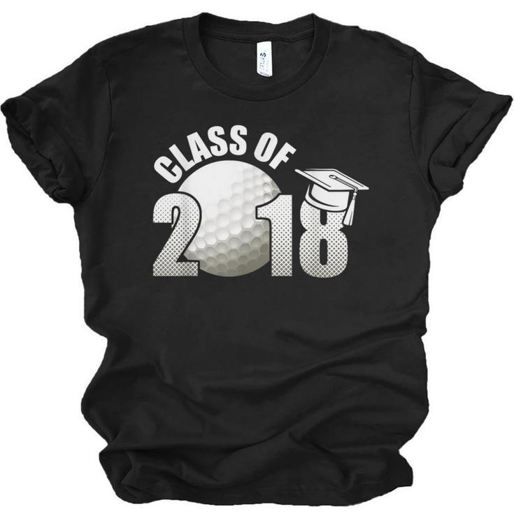 Class Of 2018 Shirts Graduation Senior Golf Unisex Jersey T-Shirt