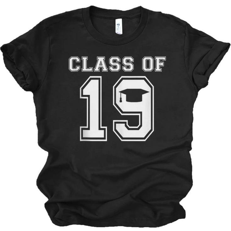 Class Of 2019 School Graduation Graphic Unisex Jersey T-Shirt