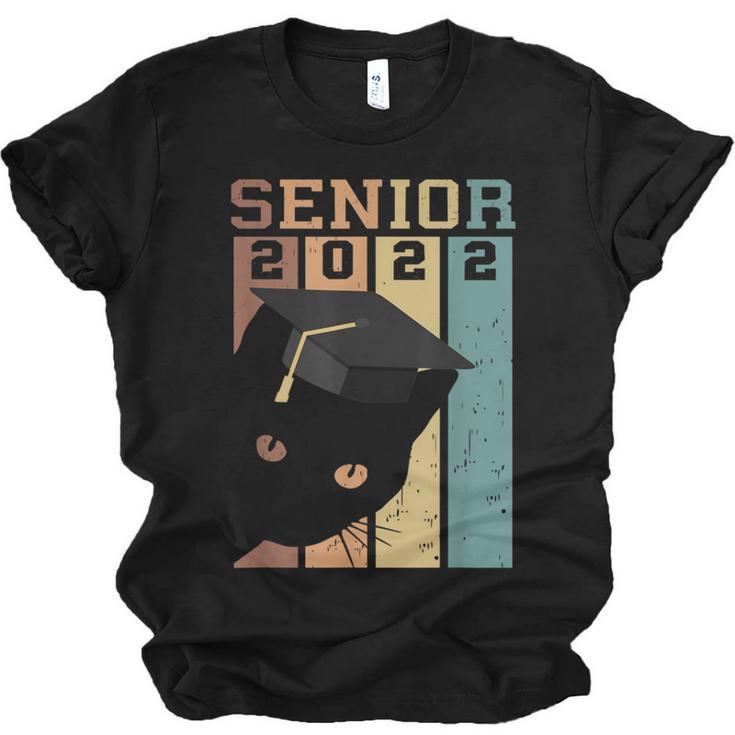 Class Of 2022 Graduation Cat Seniors Grad Unisex Jersey T-Shirt