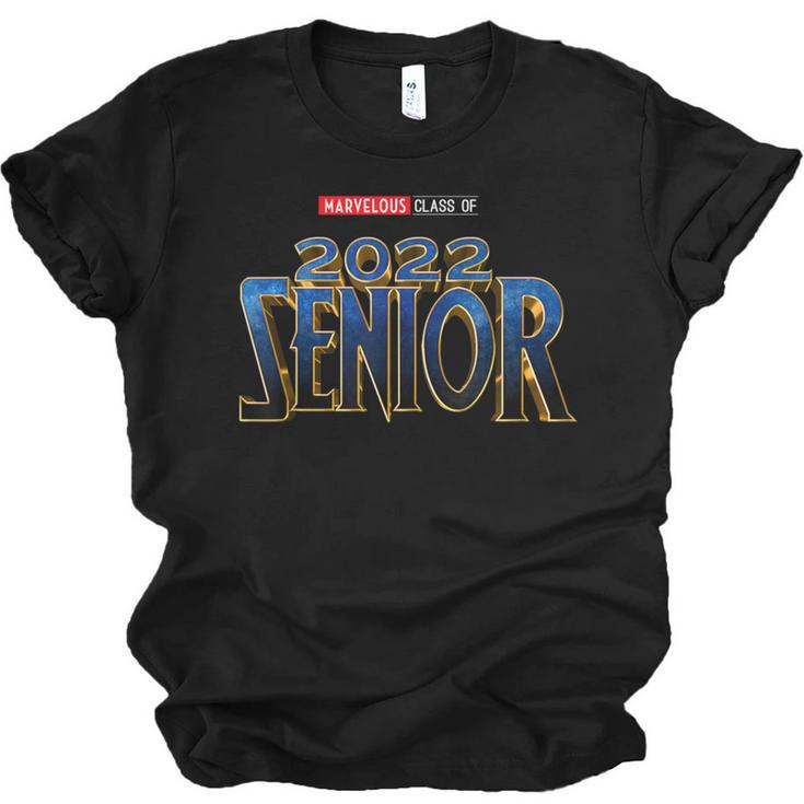 Class Of 2022 Senior Retro Movie Marvelous Graduation Grad Unisex Jersey T-Shirt