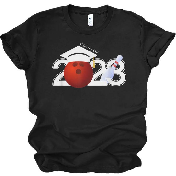 Class Of 2023 Graduation For Him Her Bowling Unisex Jersey T-Shirt