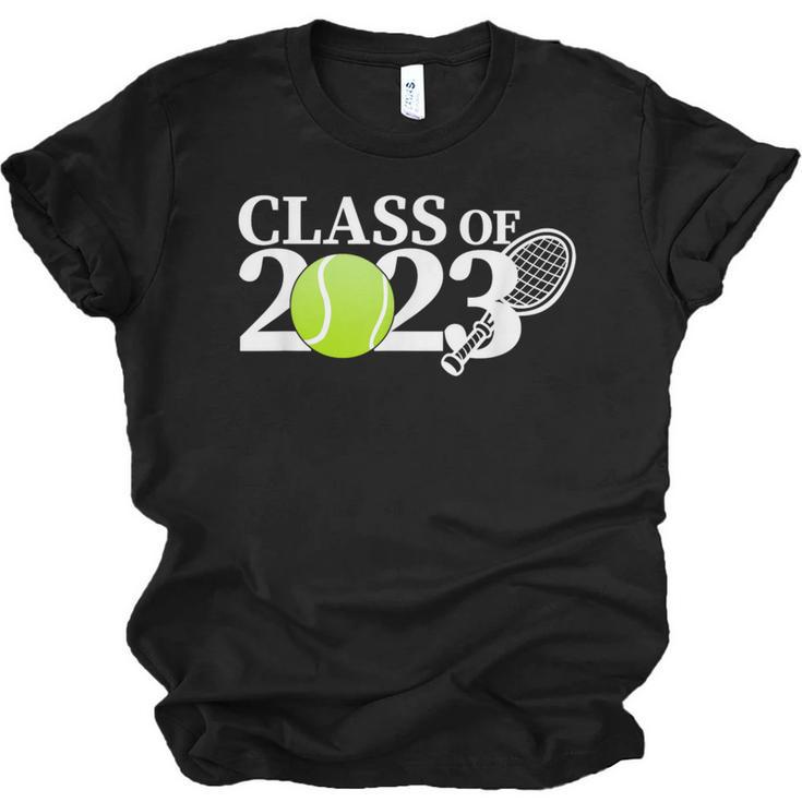 Class Of 2023 Graduation Senior Tennis Player Unisex Jersey T-Shirt