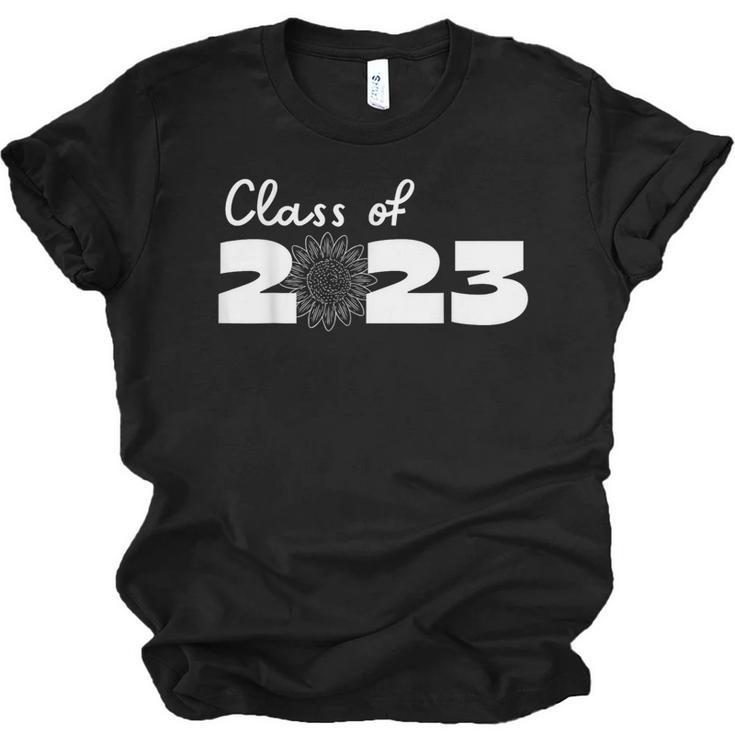 Class Of 2023 Seniors 23 Senior Graduation Idea Flower Unisex Jersey T-Shirt