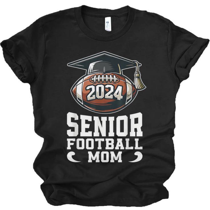 Class Of 2024 Graduation Senior Football Mom 2024 Unisex Jersey T-Shirt