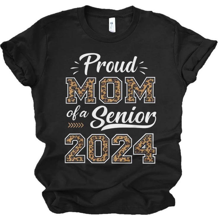 Class Of 2024 Proud Mom Of Senior Class 24 Graduation Unisex Jersey T-Shirt