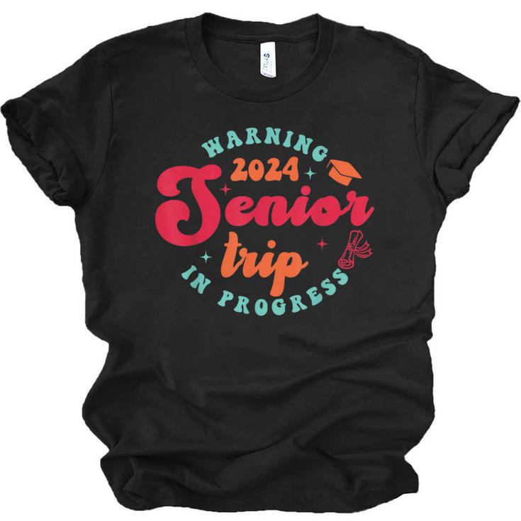 Class Of 2024 Senior Trip In Progress Graduation Trip Unisex Jersey T-Shirt