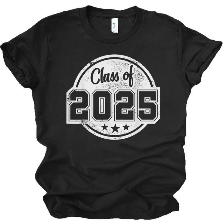Class Of 2025 Senior School Graduation College Unisex Jersey T-Shirt