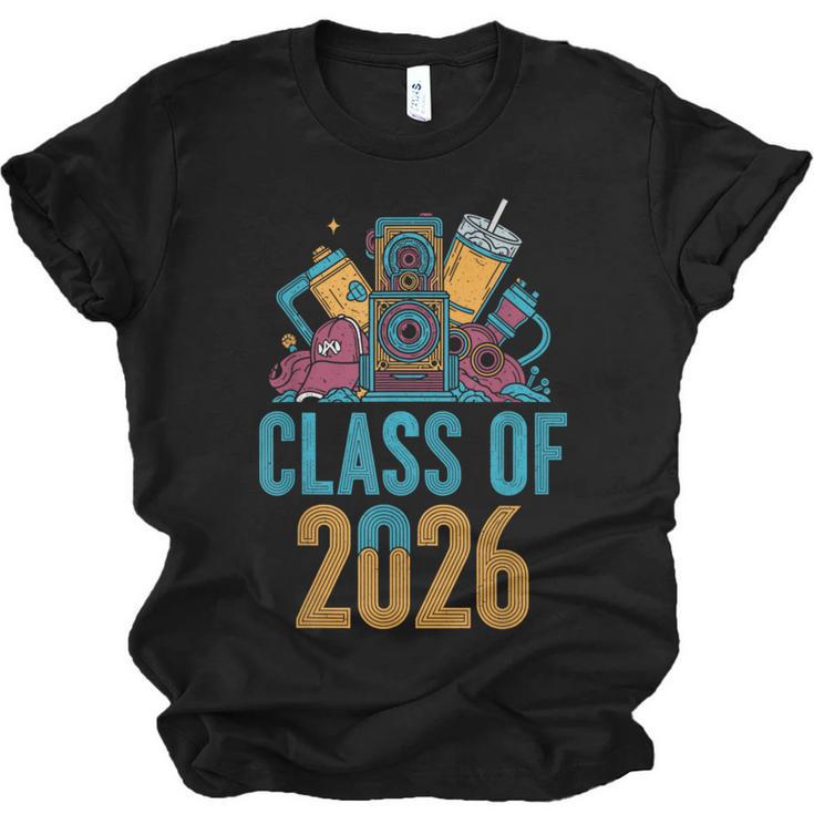 Class Of 2026 Retro Graduation Memory Nostalgia For Seniors Unisex Jersey T-Shirt