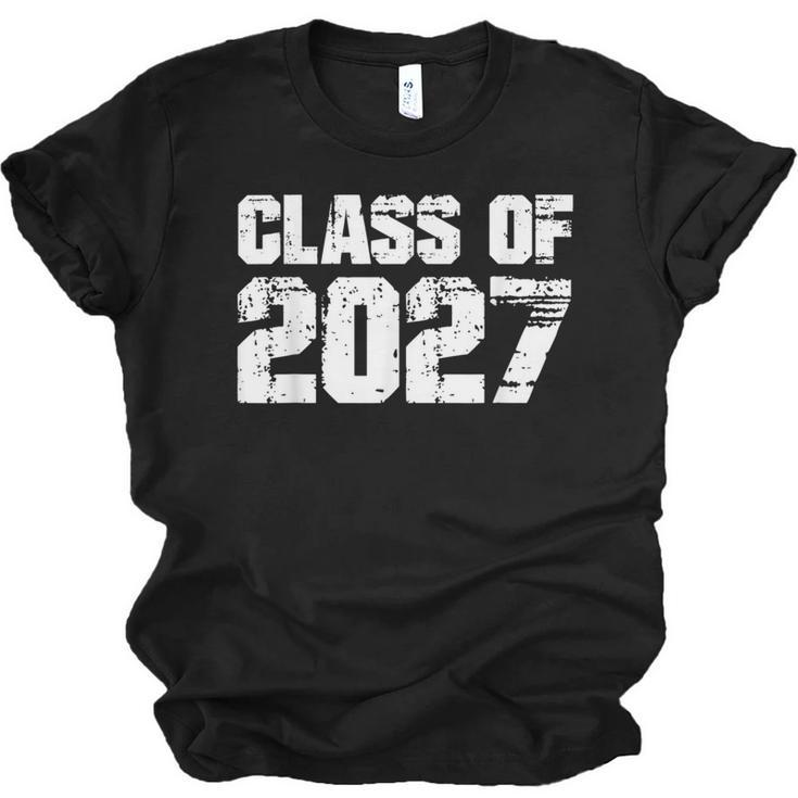 Class Of 2027 High School College Graduation Reunion T-Shirt Unisex Jersey T-Shirt