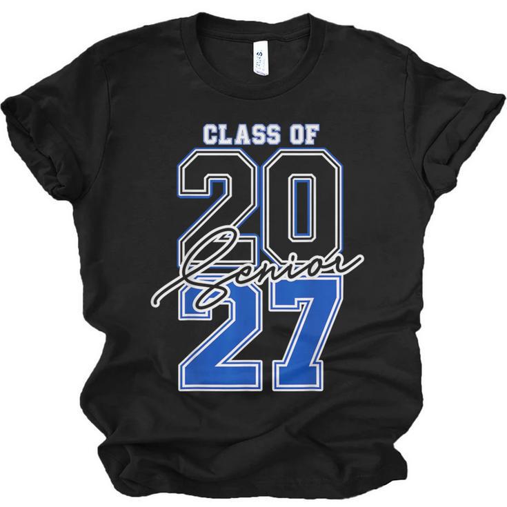 Class Of 2027 Senior 2027 Graduation Unisex Jersey T-Shirt