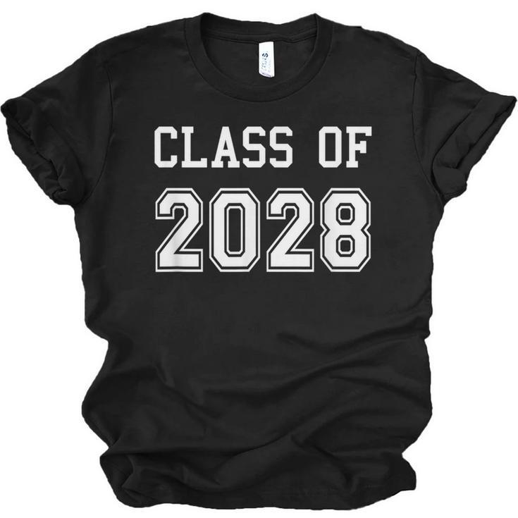 Class Of 2028 Graduation School Grad 2028 Graduate Unisex Jersey T-Shirt