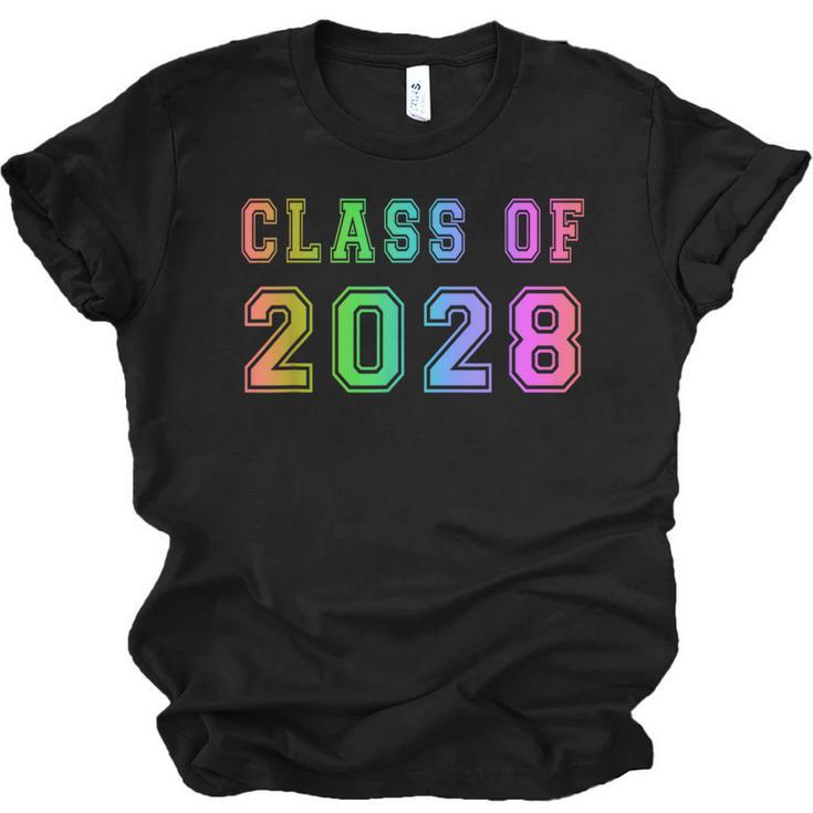 Class Of 2028 High School Graduation Date Graduate T Shirt Unisex Jersey T-Shirt