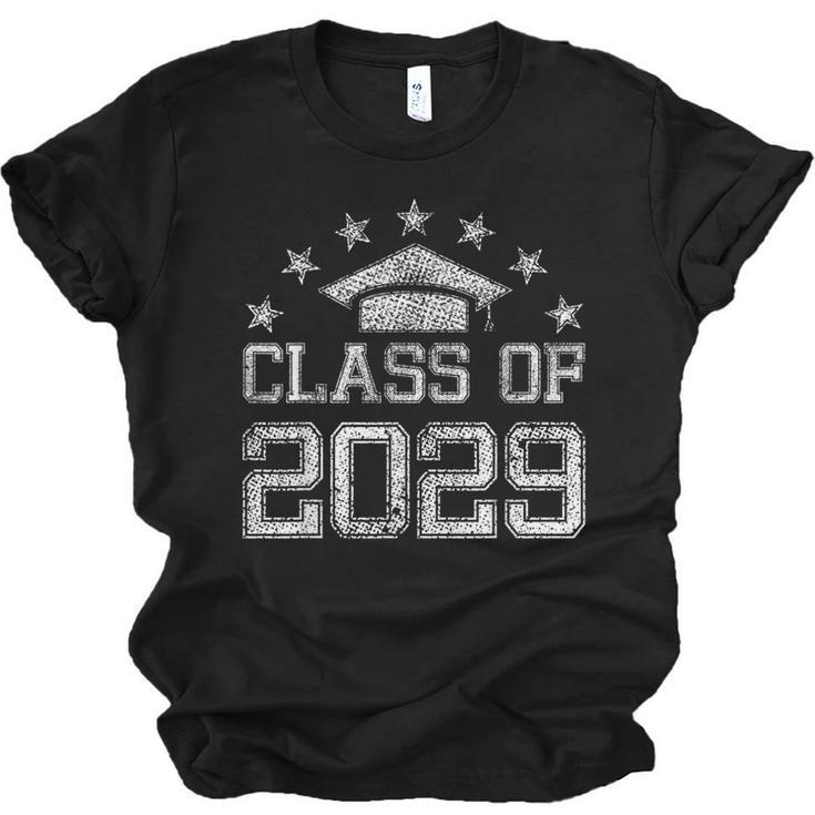 Class Of 2029 Grow With Me Graduation Back To School Unisex Jersey T-Shirt