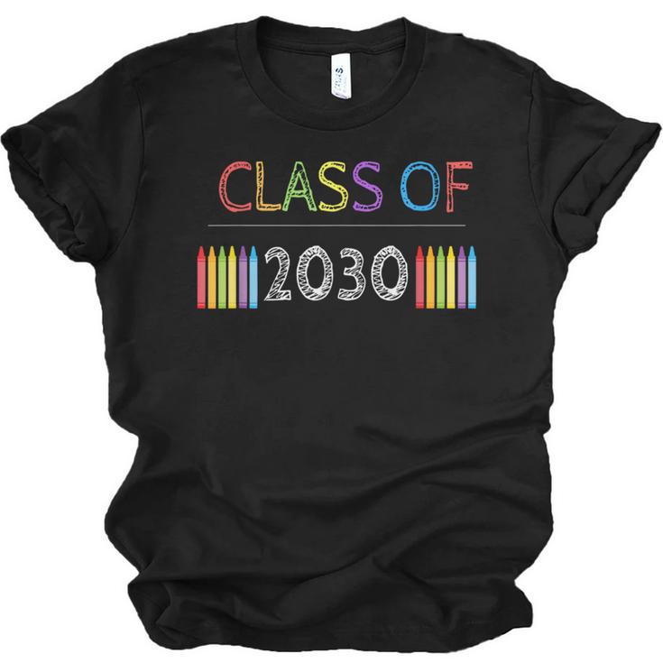 Class Of 2030 Graduation Shirt Men Women Boys Girls Cute Unisex Jersey T-Shirt