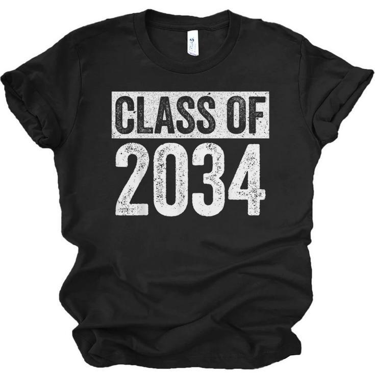 Class Of 2034 Shirt Senior 2034 Graduation Unisex Jersey T-Shirt